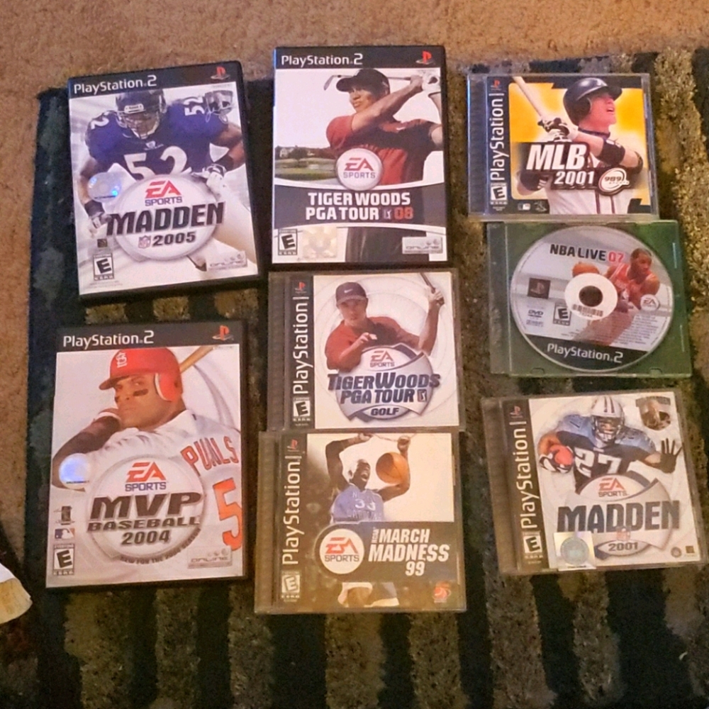 Playstation 2 sports game lot